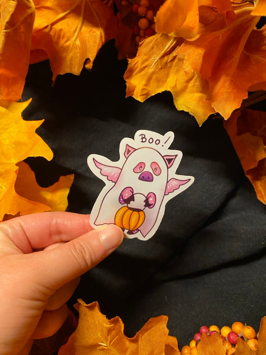 The Spooky Flying Pig Sticker Set (3 Pc)