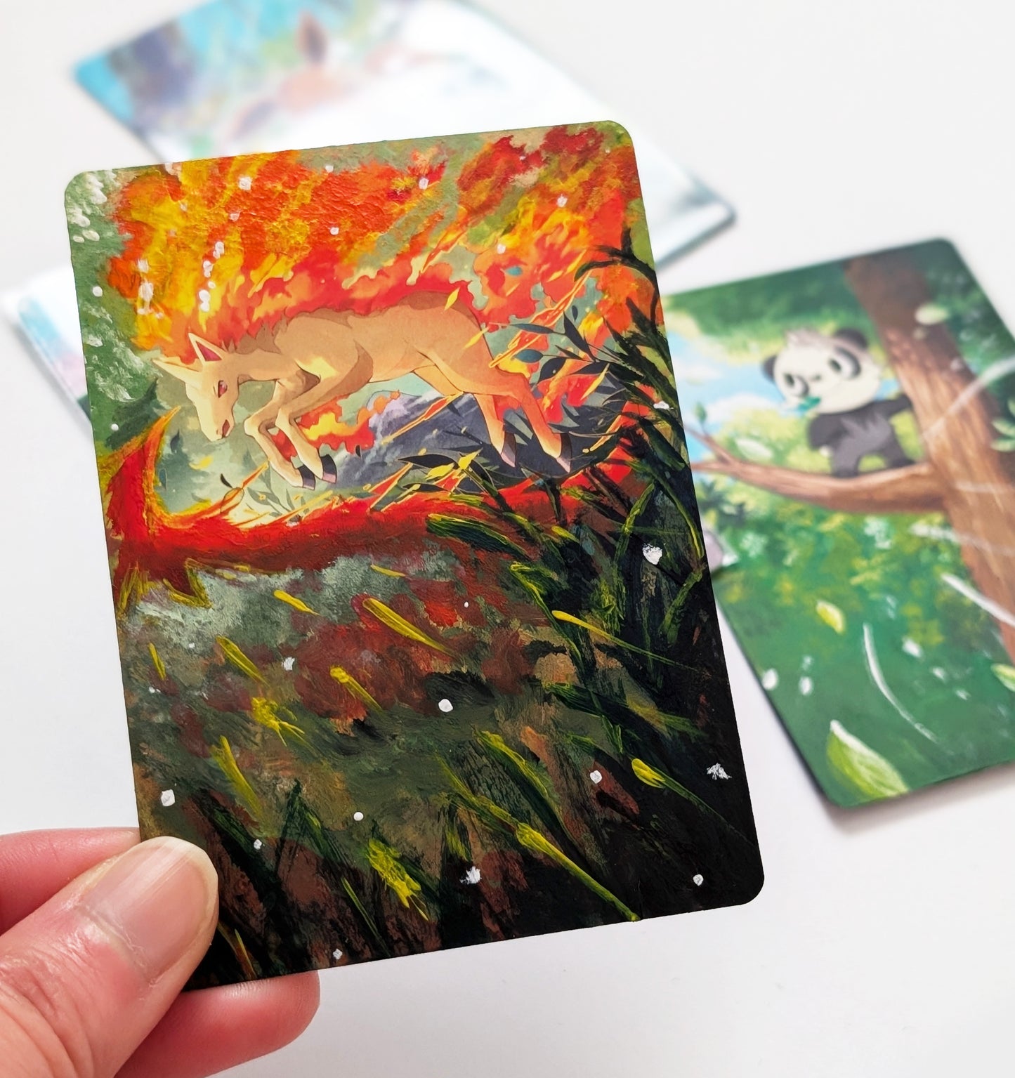 Custom Hand-Painted Trading Card