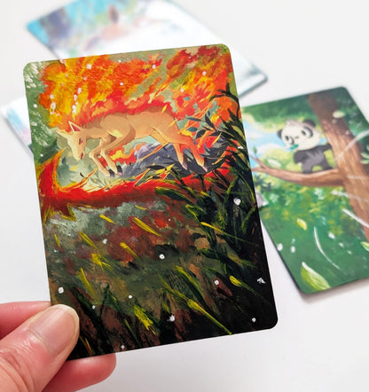 Custom Hand-Painted Trading Card