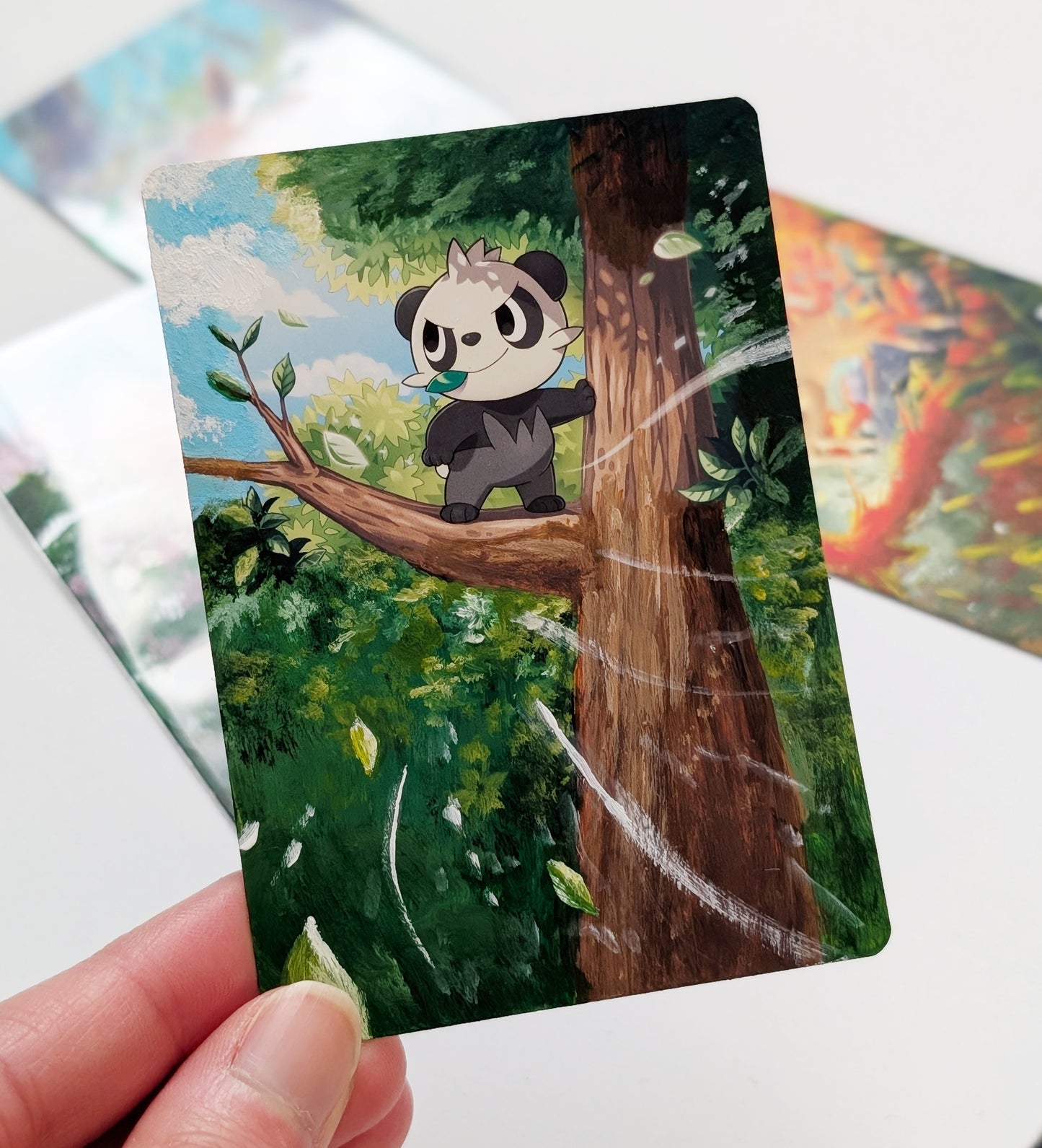 Custom Hand-Painted Trading Card