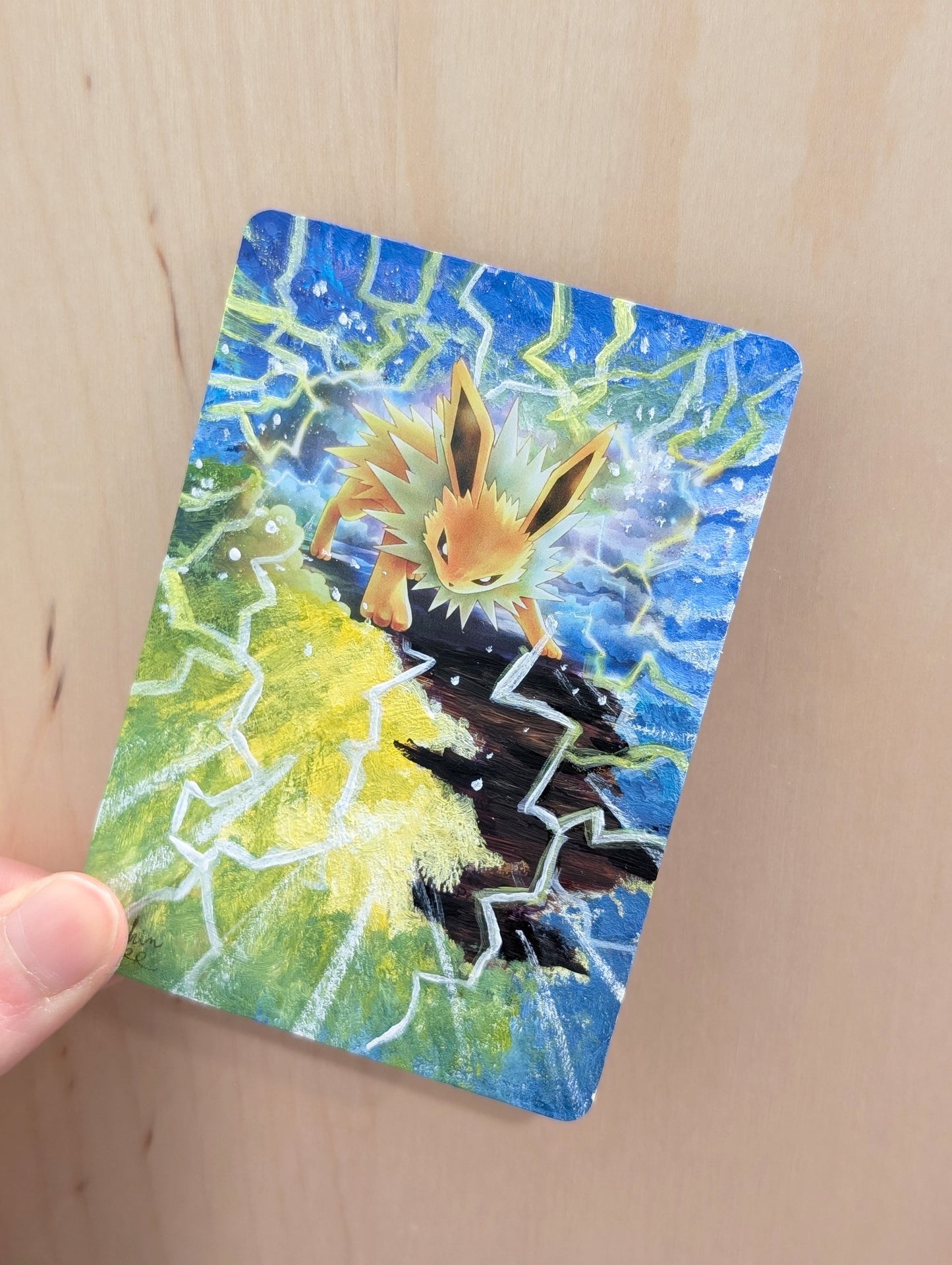 Custom Hand-Painted Trading Card