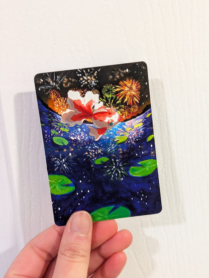 Custom Hand-Painted Trading Card