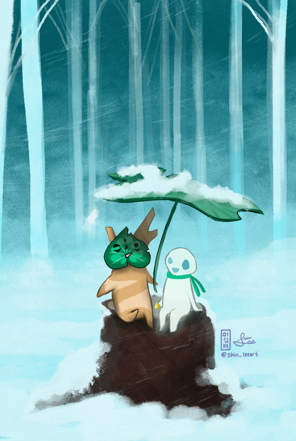 Forest Friends in the Snow