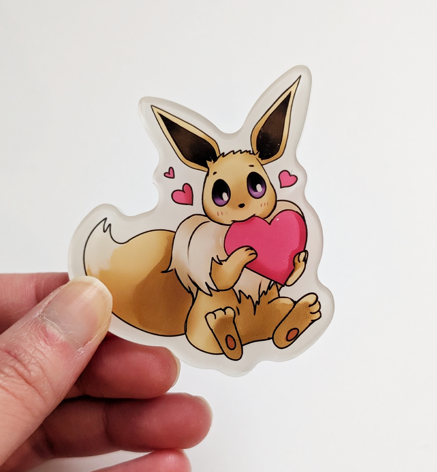 Eevee Heart Pin