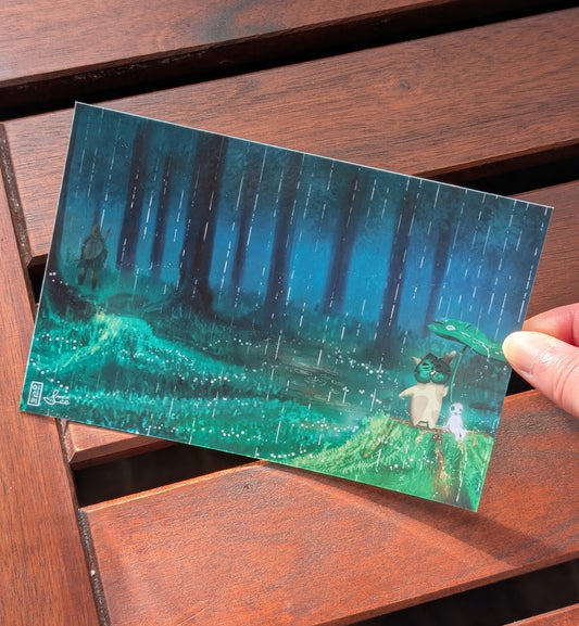 Forest Friends in the Rain