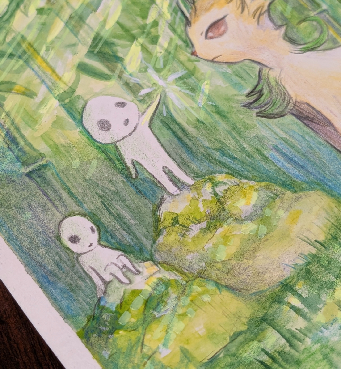 Lost in the Forest Painting