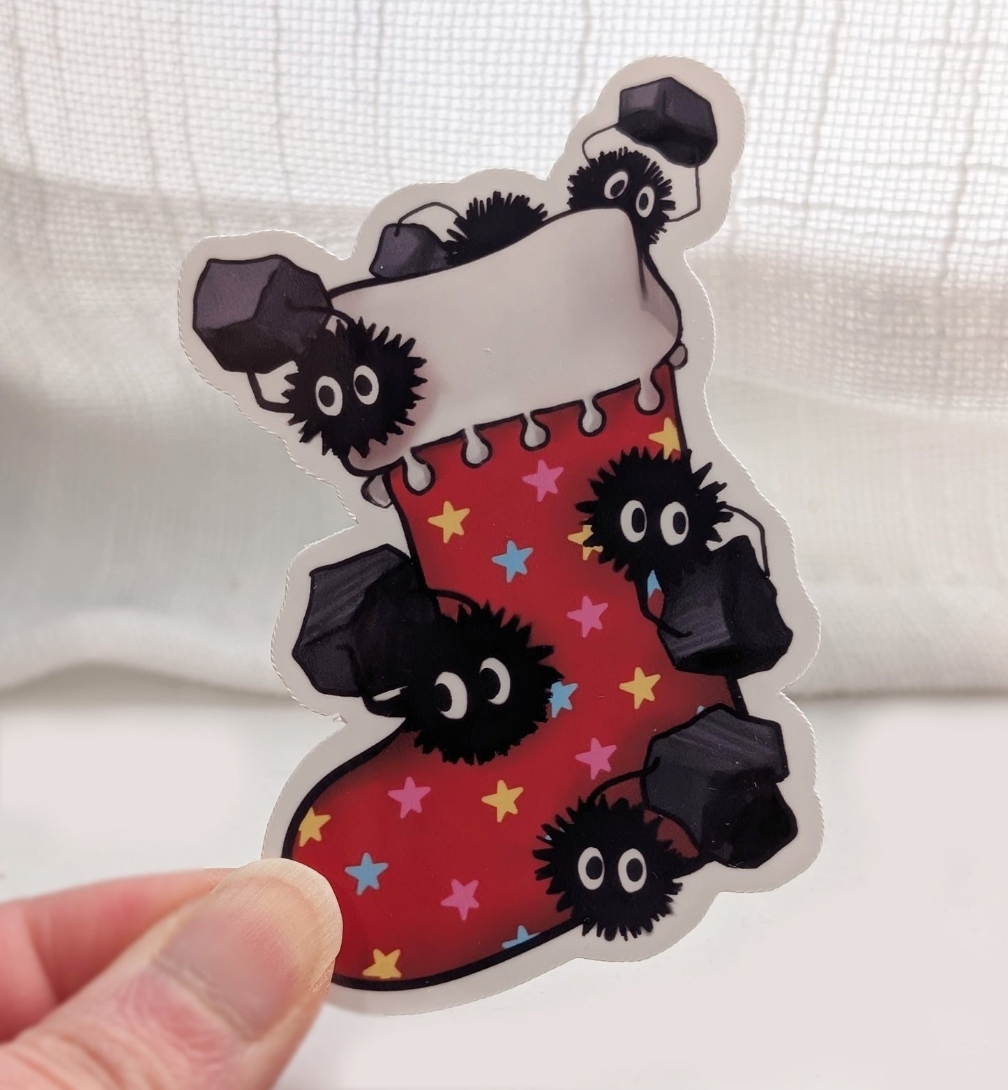 Sprites with Stocking Sticker