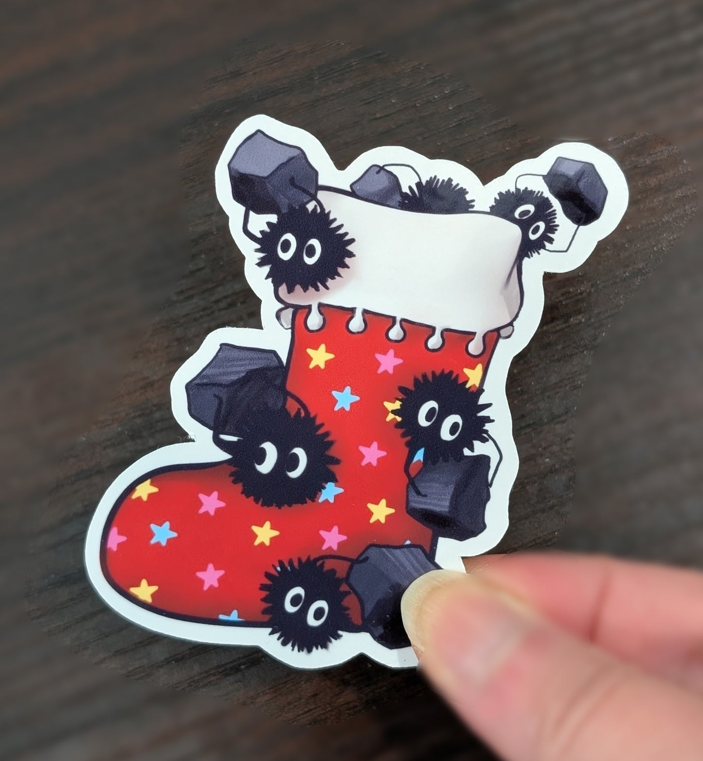 Sprites with Stocking Sticker